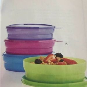 Tupperware Other - Brand New Tupperware Cereal Bowls And Seals Tupperware Other - Brand New Tupperware Cereal Bowls And Seals